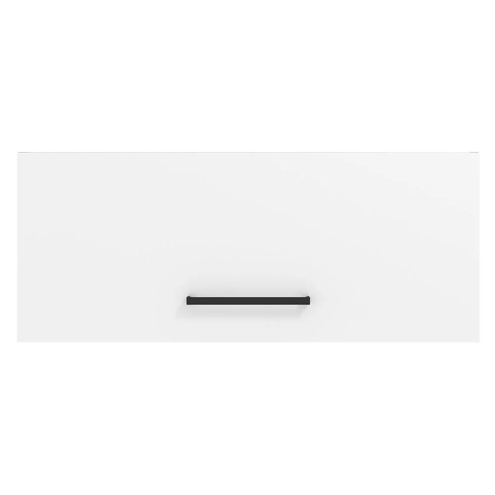 Armário Aéreo Madesa Agata 80 cm 1 Porta Basculante Rustic/Branco - Image 6