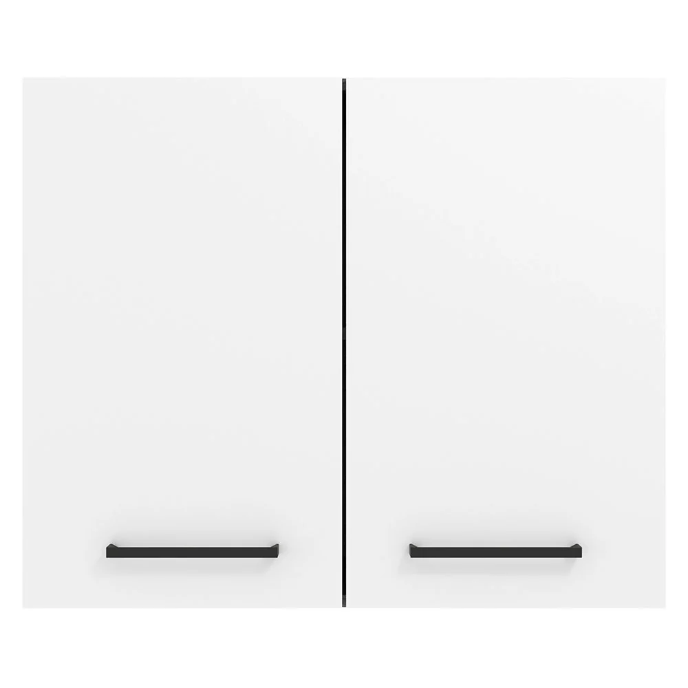 Armário Aéreo Madesa Agata 80 cm 2 Portas Branco - Image 5