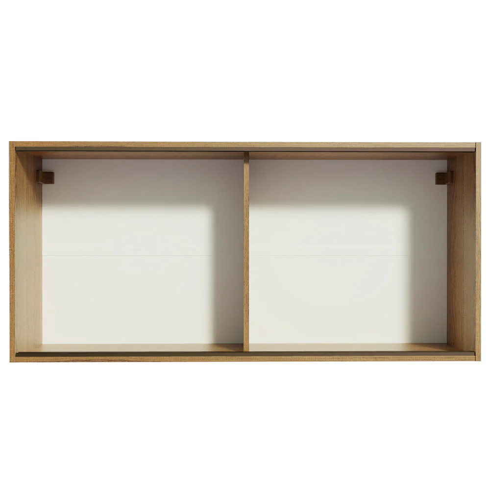 Armário Aéreo Madesa Emilly 2 Portas de Correr de Vidro Reflex Rustic - Image 8