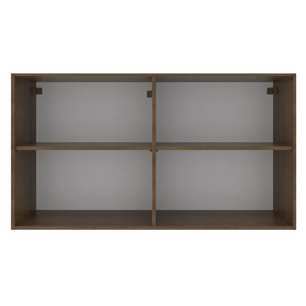 Armário Aéreo Madesa Glamy 120 cm 2 Portas com Vidro Rustic - Image 9