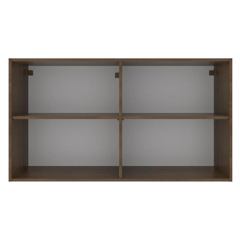 Armário Aéreo Madesa Glamy 120 cm 2 Portas Rustic - Image 9