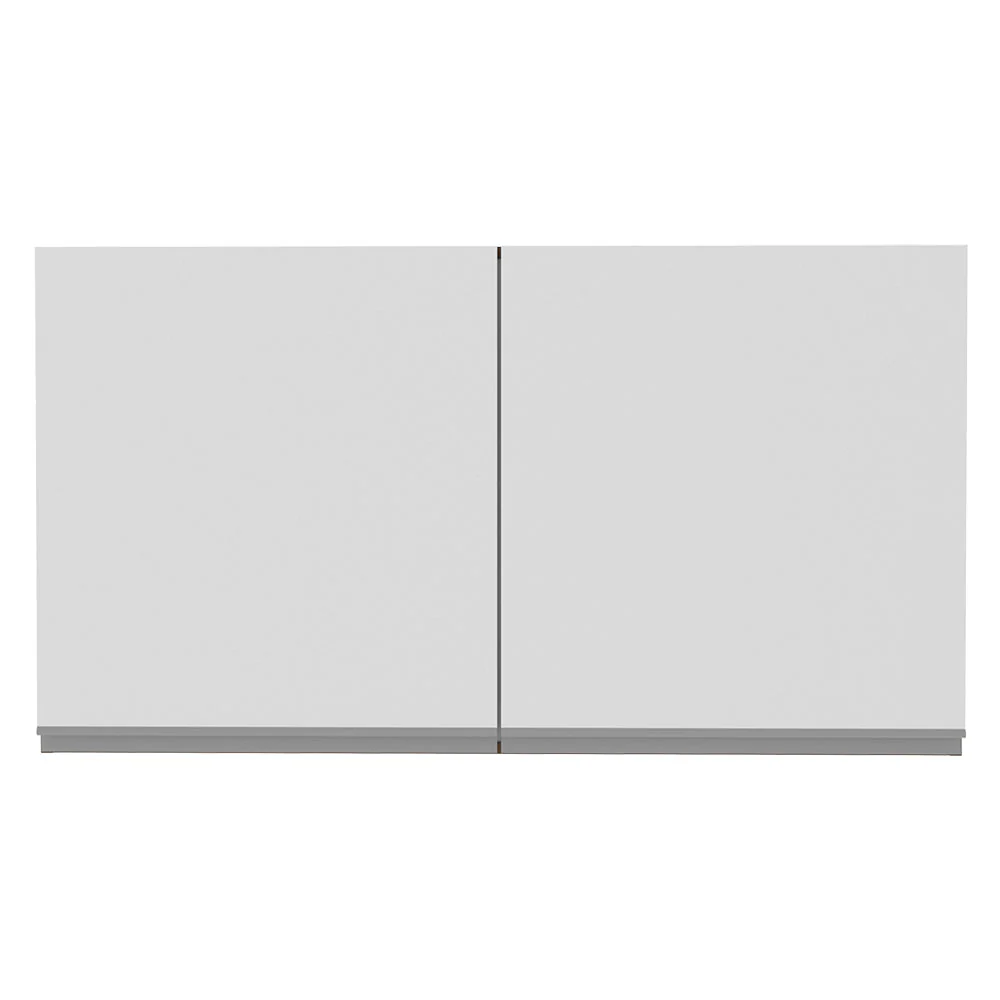 Armário Aéreo Madesa Glamy 120 cm 2 Portas Rustic/Branco - Image 8