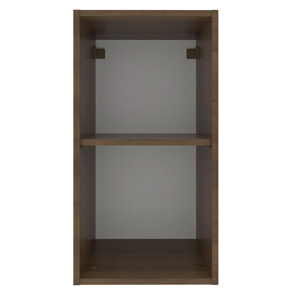 Armário Aéreo Madesa Glamy 35 cm 1 Porta Rustic/Branco - Image 9