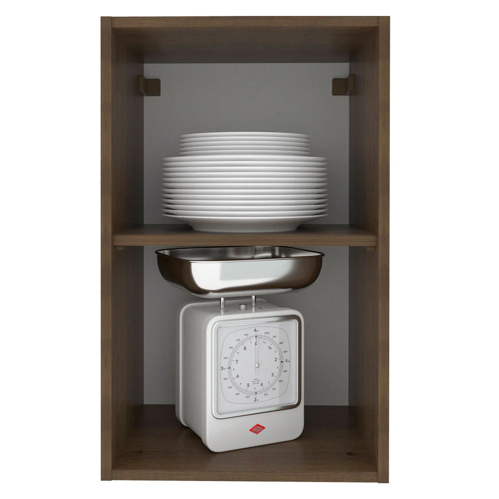 Armário Aéreo Madesa Glamy 40 cm 1 Porta Rustic/Branco - Image 3