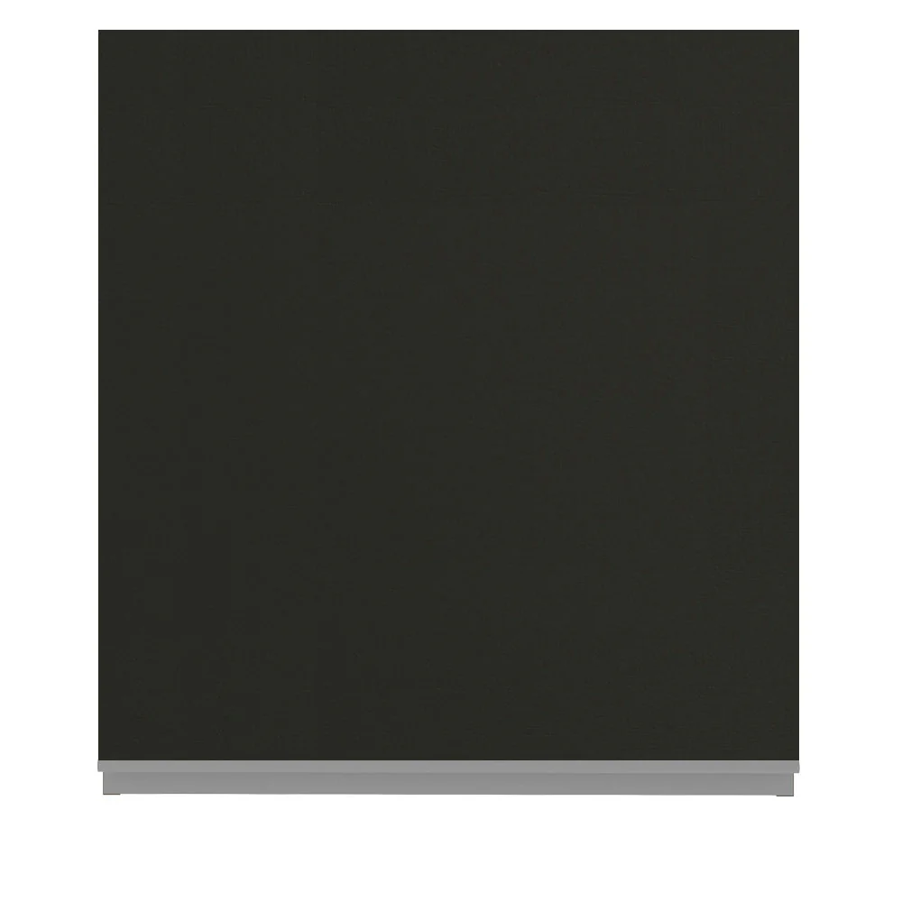 Armário Aéreo Madesa Glamy 60 cm 1 Porta Rustic/Preto - Image 8
