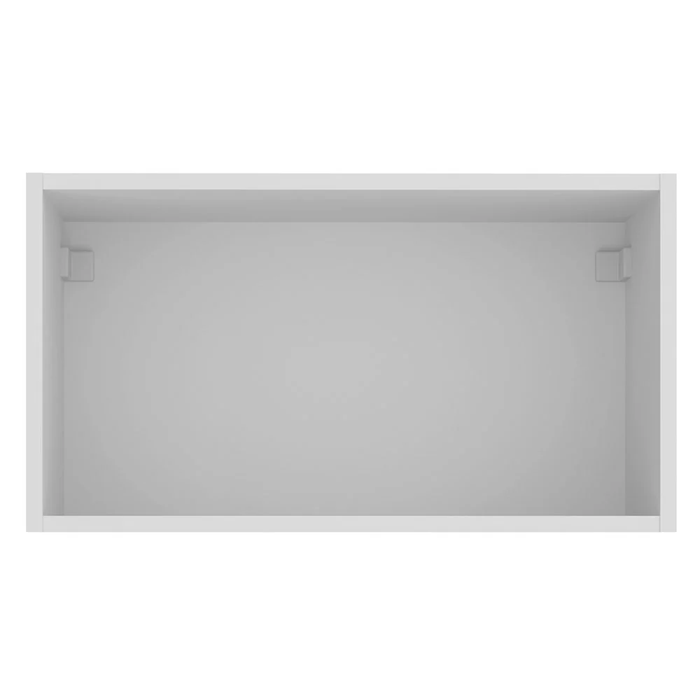 Armário Aéreo Madesa Glamy 60 cm 1 Porta Basculante Branco/Preto - Image 9
