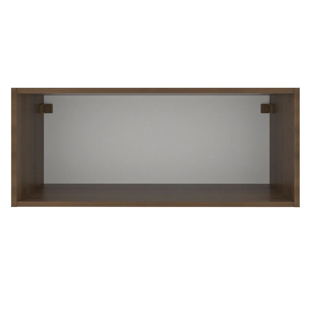 Armário Aéreo Madesa Glamy 80 cm 1 Porta Basculante Rustic/Crema - Image 8
