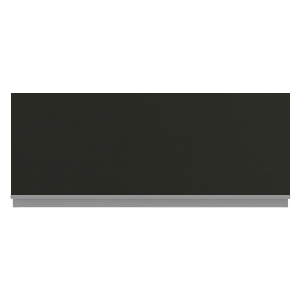 Armário Aéreo Madesa Glamy 80 cm 1 Porta Basculante Rustic/Preto - Image 8