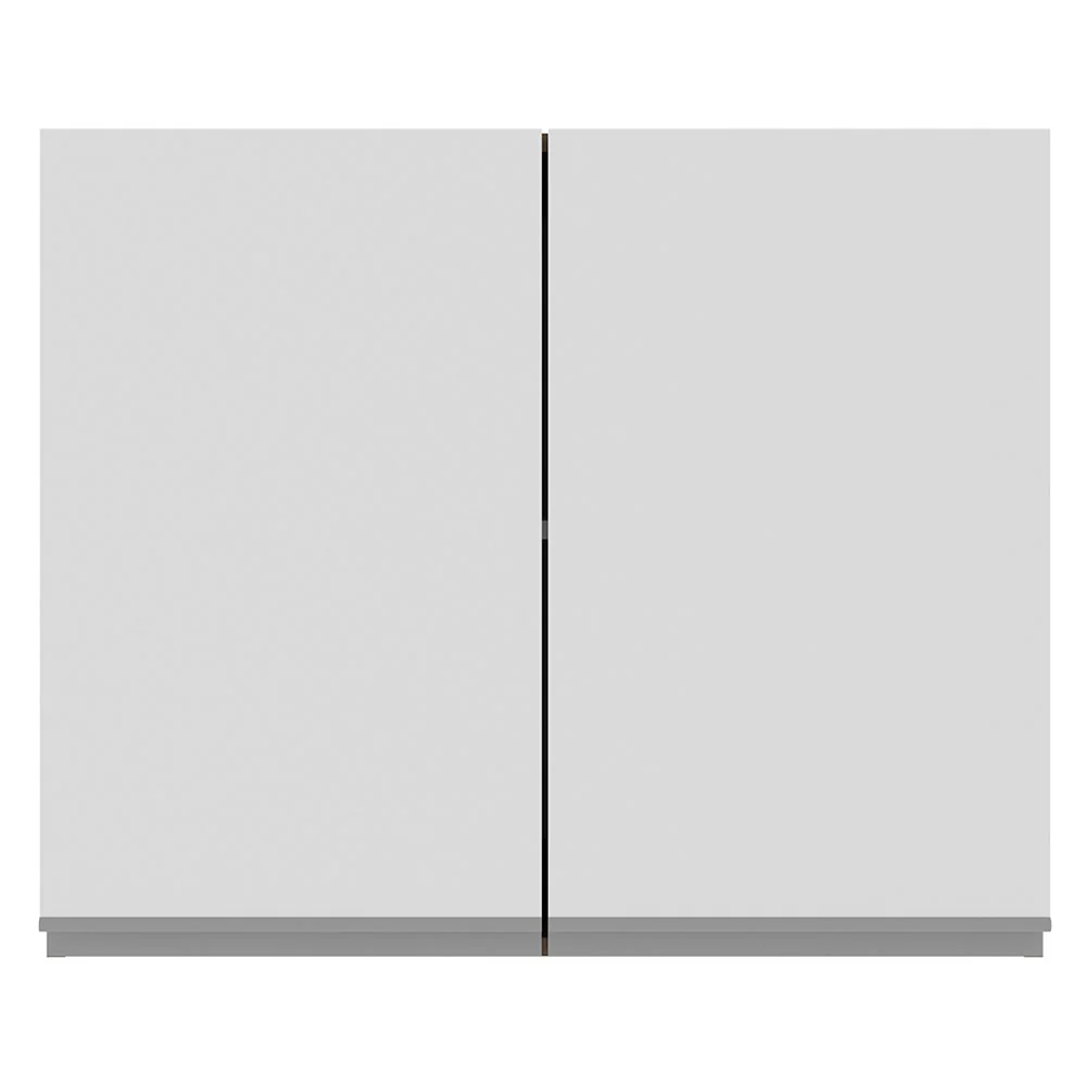 Armário Aéreo Madesa Glamy 80 cm 2 Portas Rustic/Branco - Image 8