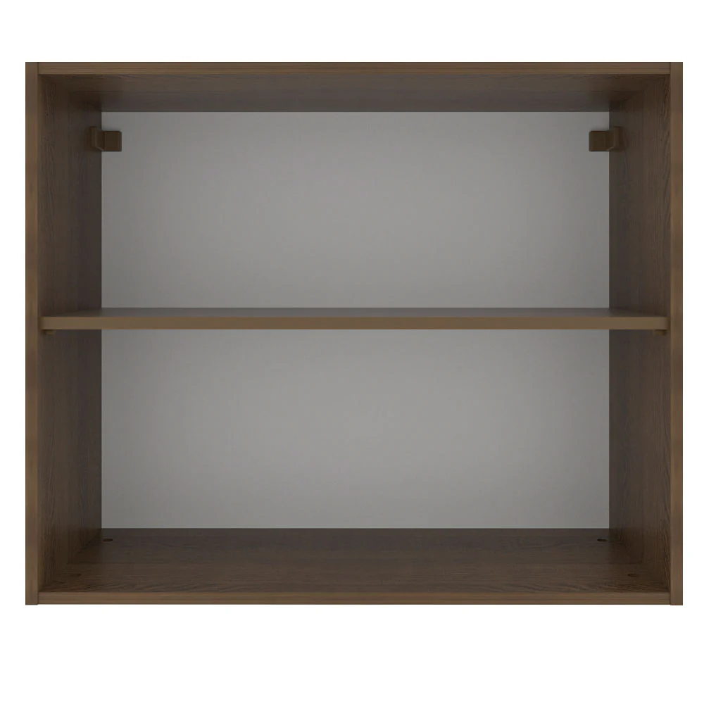 Armário Aéreo Madesa Glamy 80 cm 2 Portas Rustic/Branco - Image 9