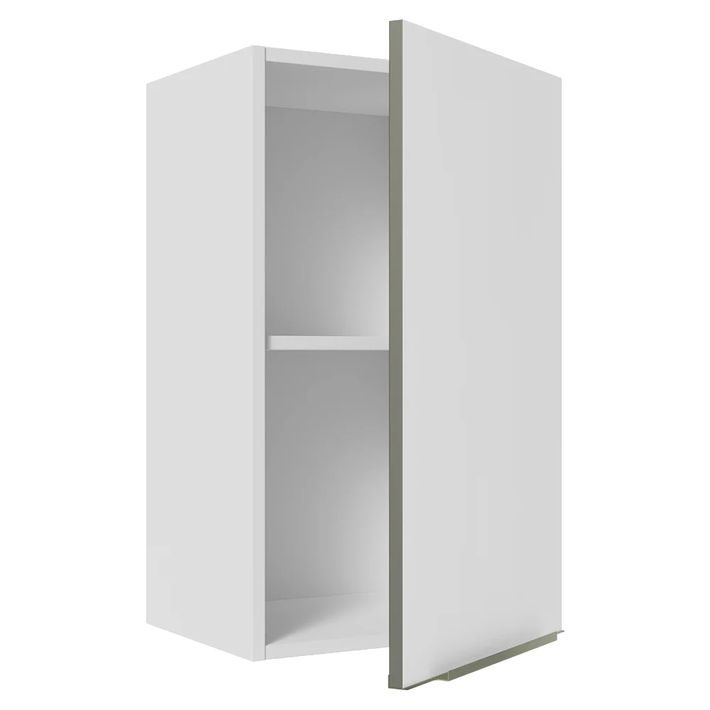 Armário Aéreo Madesa Lux 40 cm 1 Porta Branco/Branco Veludo - Image 9