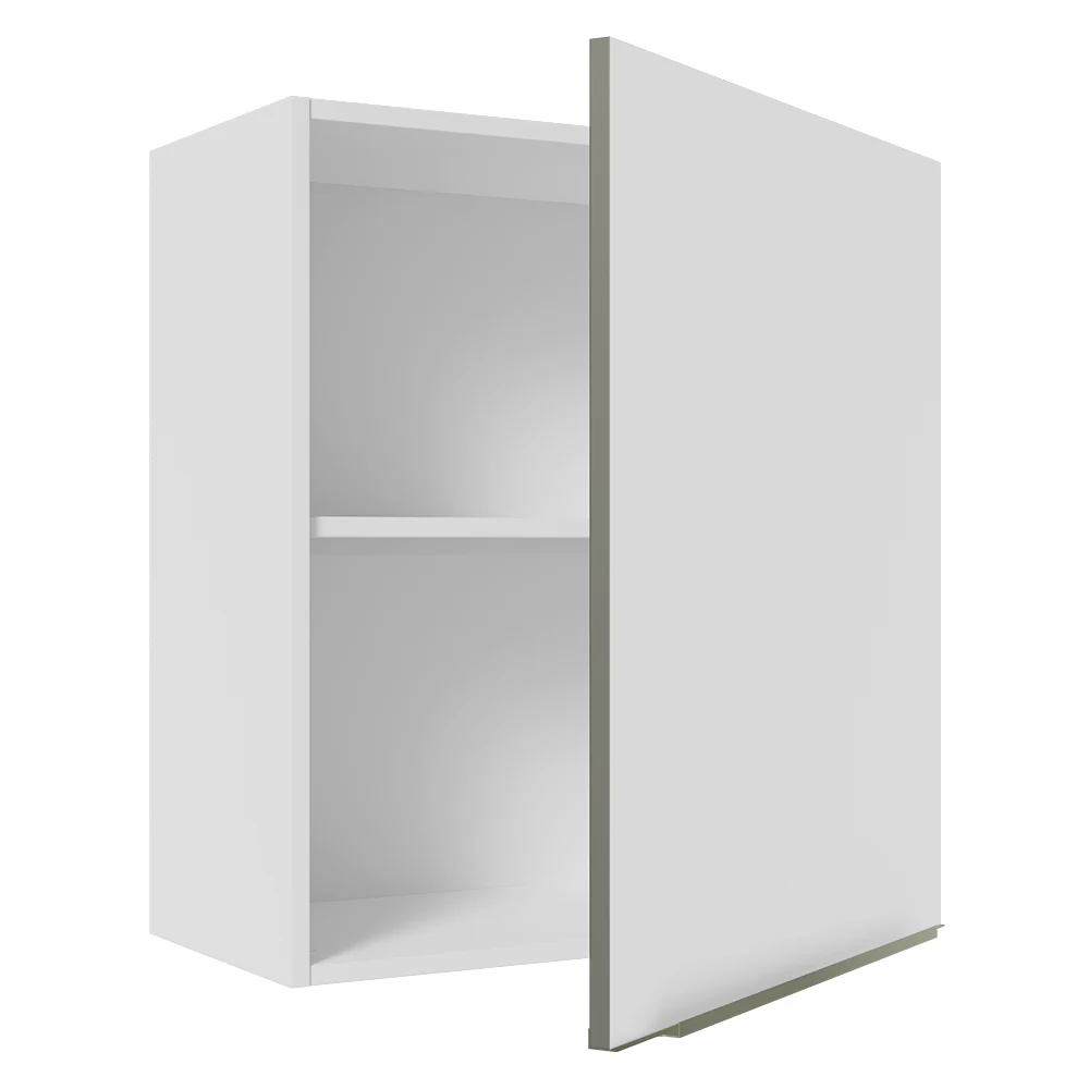 Armário Aéreo Madesa Lux 60 cm 1 Porta Branco/Branco Veludo - Image 9