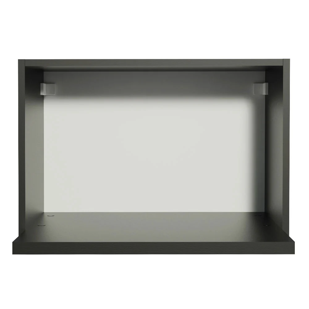 Armário Aéreo 60 cm Nicho para Microondas/Forno Elétrico Preto Madesa - Image 5