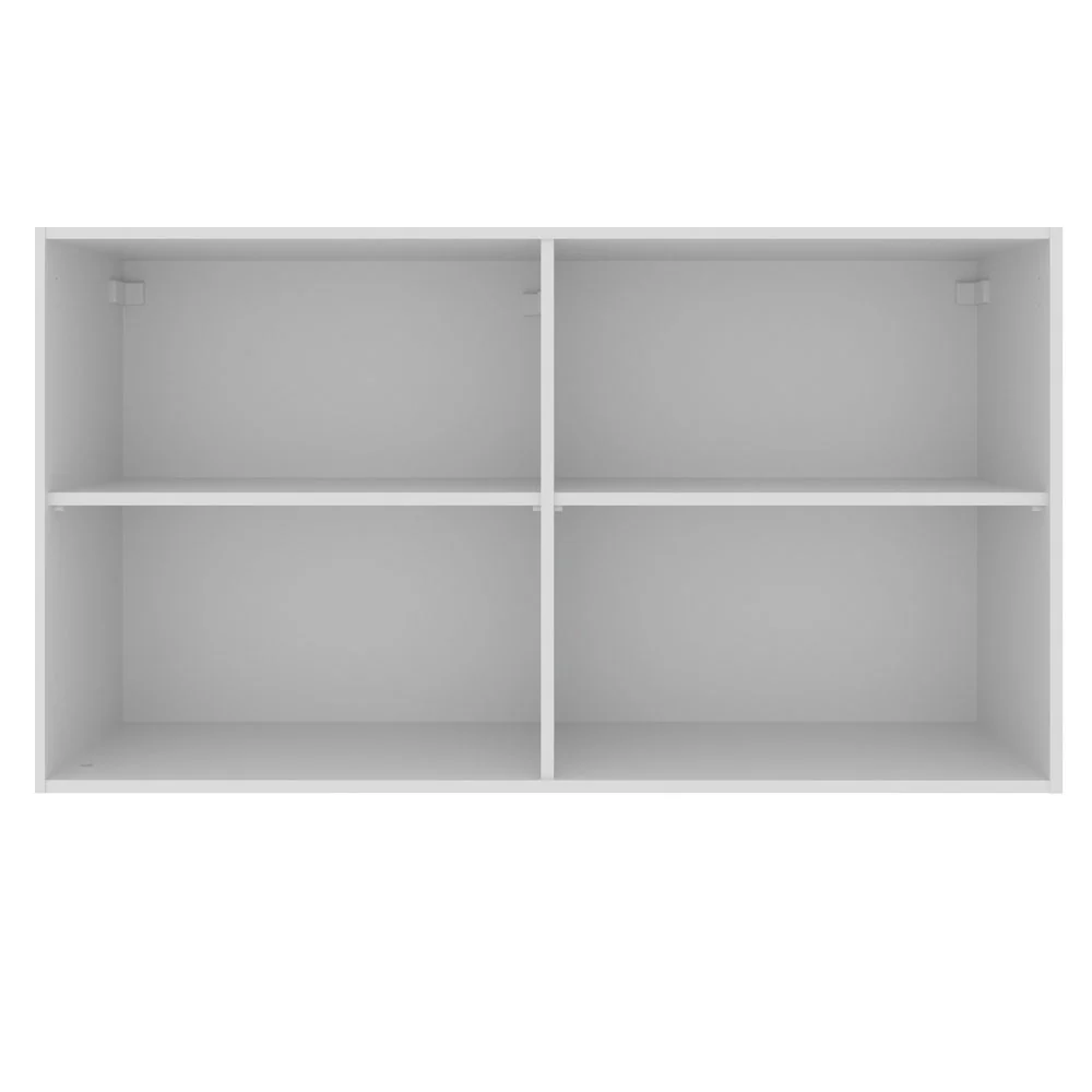 Armário Aéreo Madesa Stella 120 cm 2 Portas Branco - Image 8