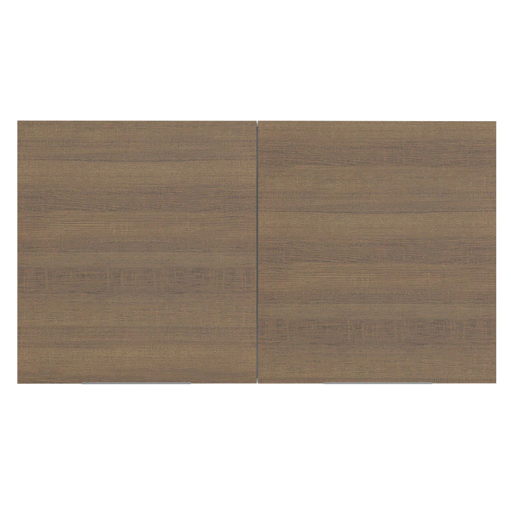 Armário Aéreo Madesa Stella 120 cm 2 Portas Branco/Rustic - Image 8