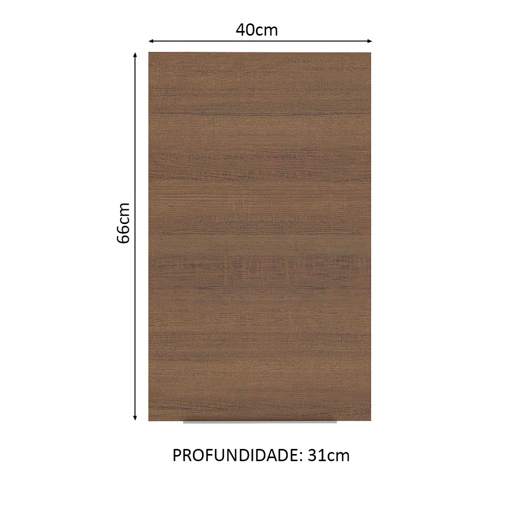 Armário Aéreo Madesa Stella 40 cm 1 Porta Rustic - Image 2
