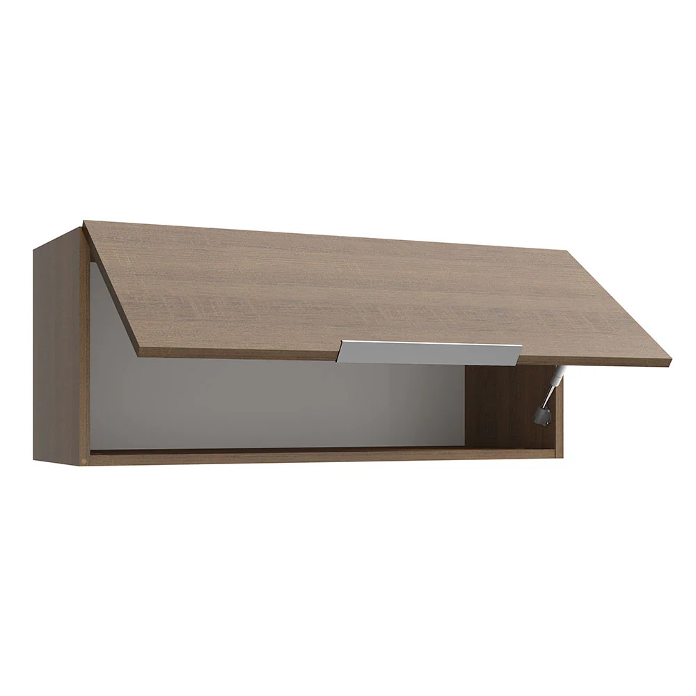 Armário Aéreo Madesa Stella 80 cm 1 Porta Basculante Rustic - Image 4