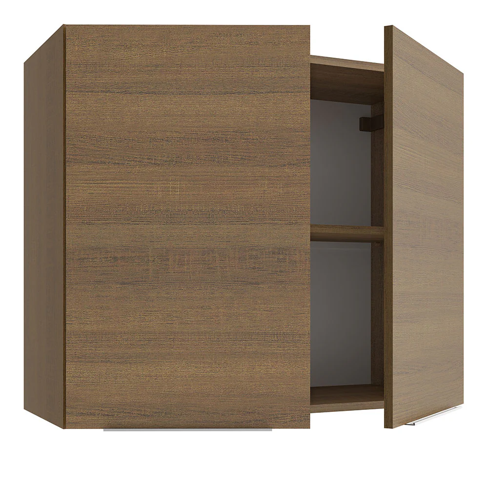 Armário Aéreo Madesa Stella 80 cm 2 Portas Rustic - Image 4