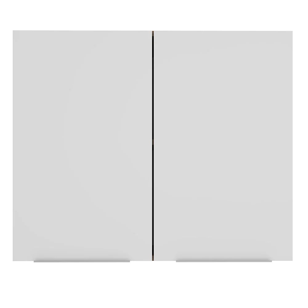 Armário Aéreo Madesa Stella 80 cm 2 Portas Rustic/Branco - Image 8
