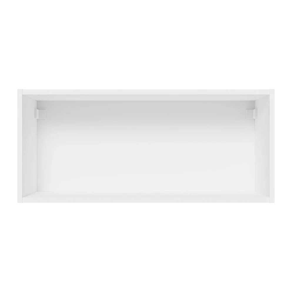 Armário Aéreo 100% MDF 70 cm 1 Porta Basculante Branco/Preto Acordes Madesa - Image 6