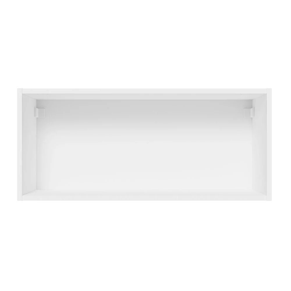 Armário Aéreo 100% MDF 70 cm 1 Porta Basculante Frente Branco Brilho Acordes Madesa - Image 8