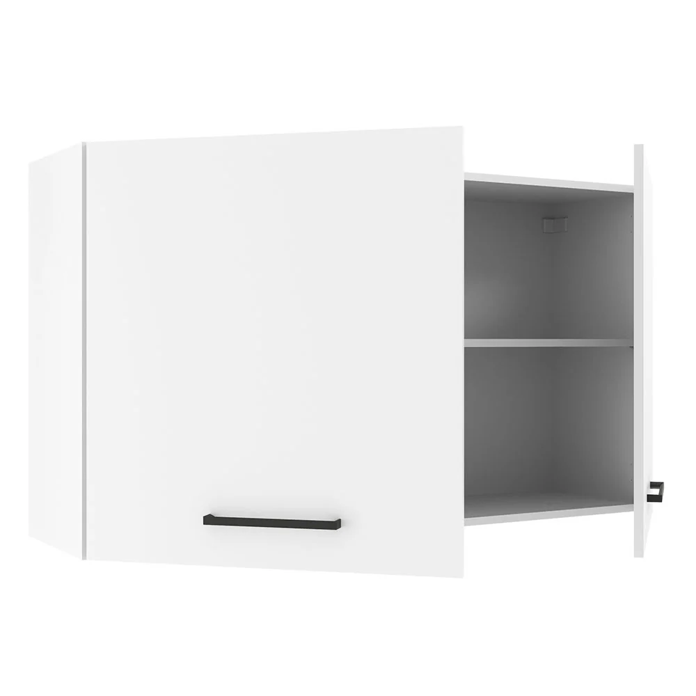 Armário Aéreo Multiuso 120cm 2 Portas Branco Agata Madesa - Image 4
