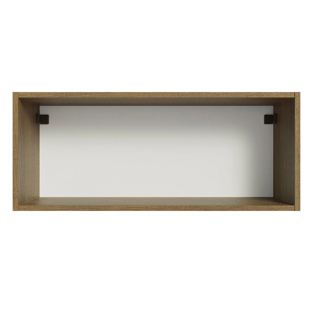 Armário Aéreo Multiuso 80cm 1 Porta Basculante Rustic/Branco Agata Madesa - Image 5