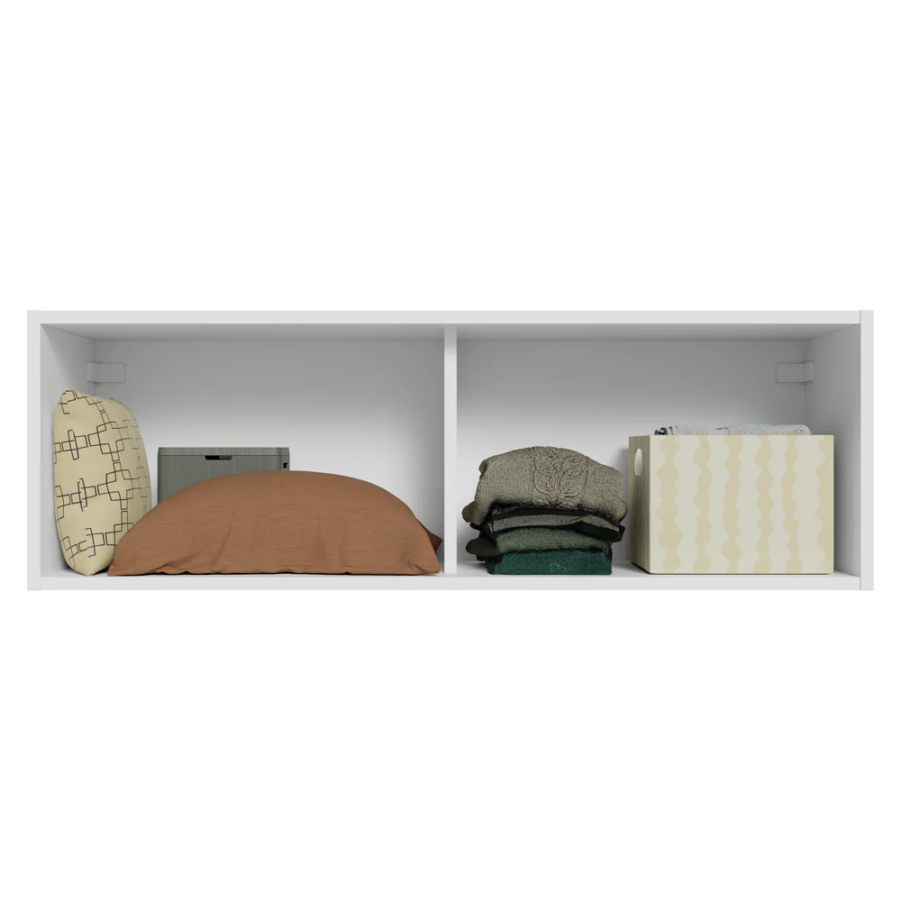 Armário Aéreo para Quarto 100 cm 1 Porta Basculante Branco Neo Madesa - Image 4