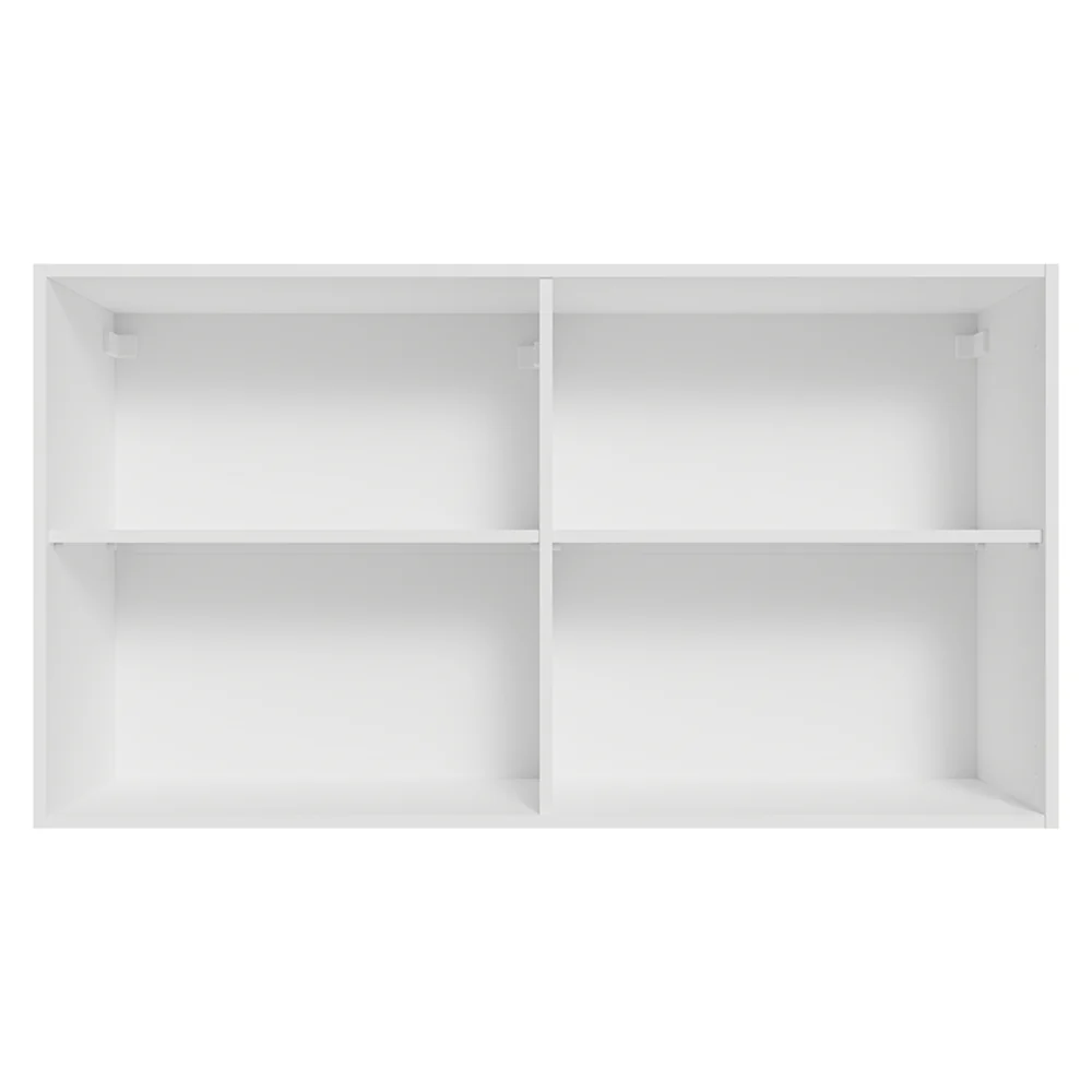 Armário Aéreo para Quarto 120 cm 2 Portas Branco Neo Madesa - Image 7