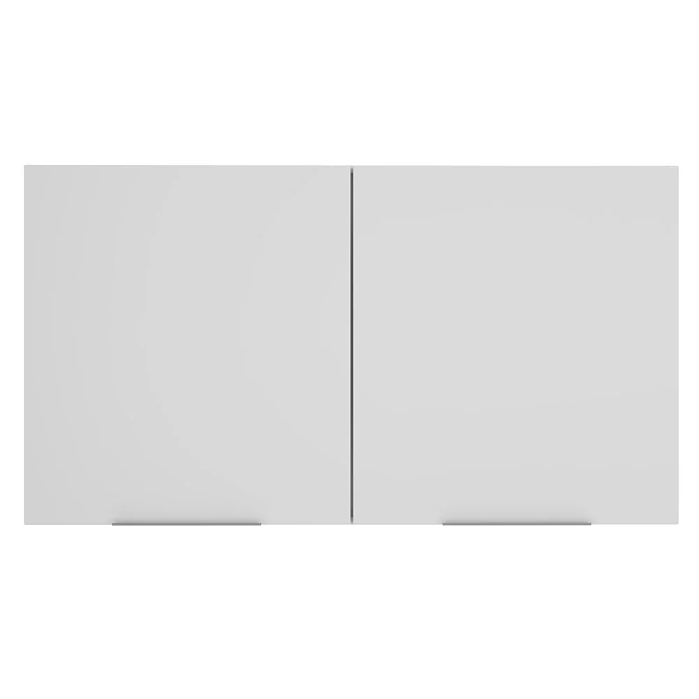 Armário Aéreo para Quarto 120 cm 2 Portas Branco Neo Madesa - Image 8
