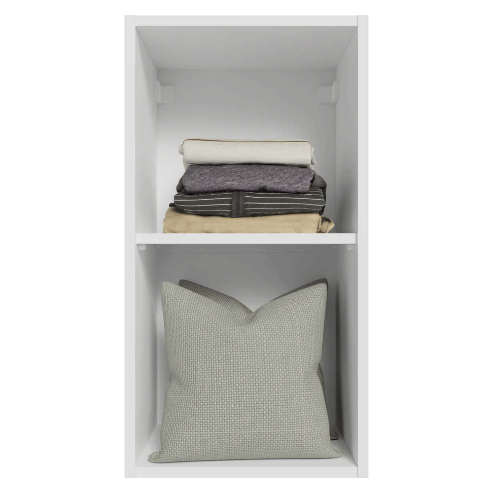 Armário Aéreo para Quarto 35 cm 1 Porta Branco Neo Madesa - Image 4