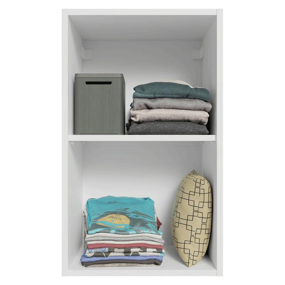 Armário Aéreo para Quarto 40 cm 1 Porta Branco Neo Madesa - Image 4