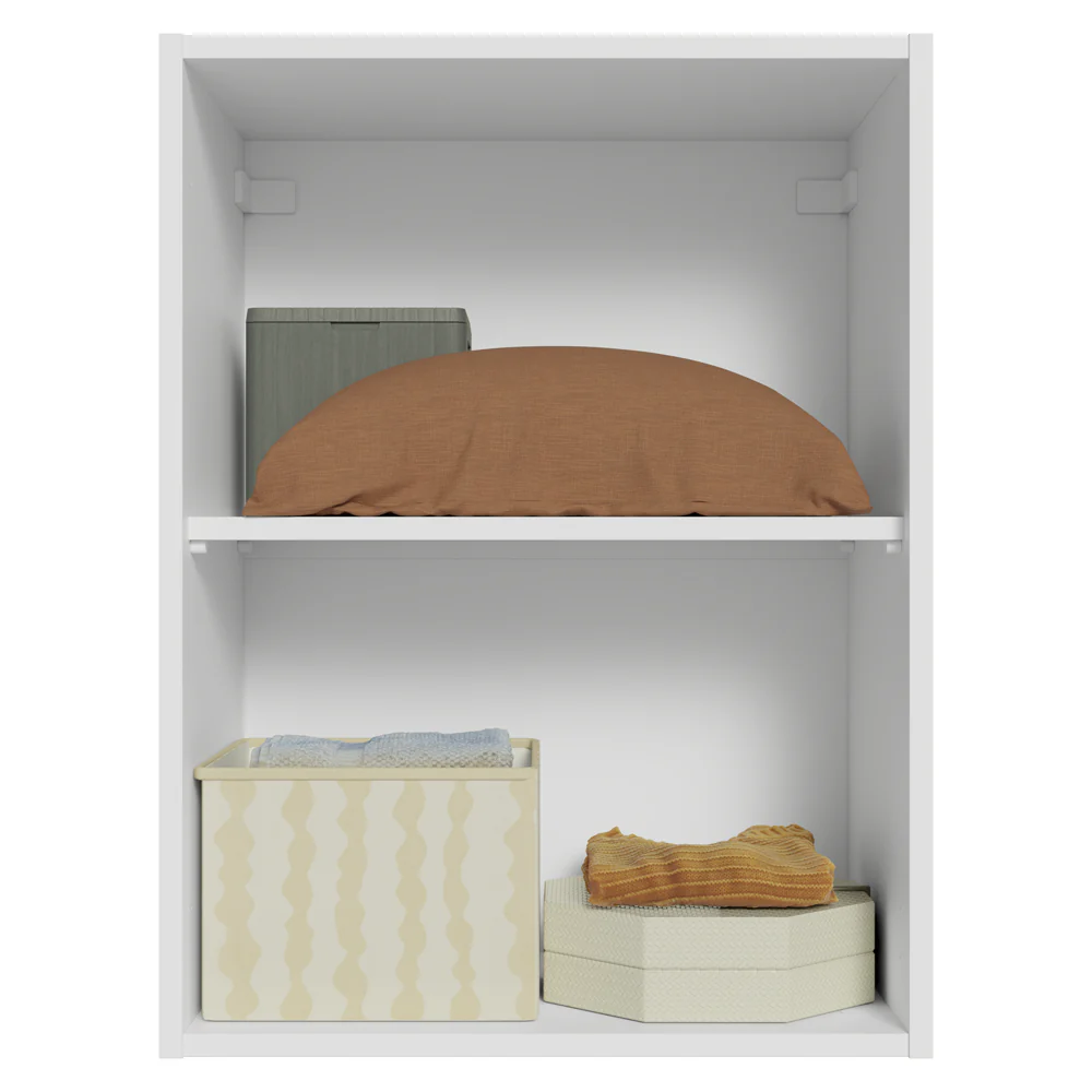 Armário Aéreo Para Quarto 50 cm 1 Porta Branco Neo Madesa - Image 5