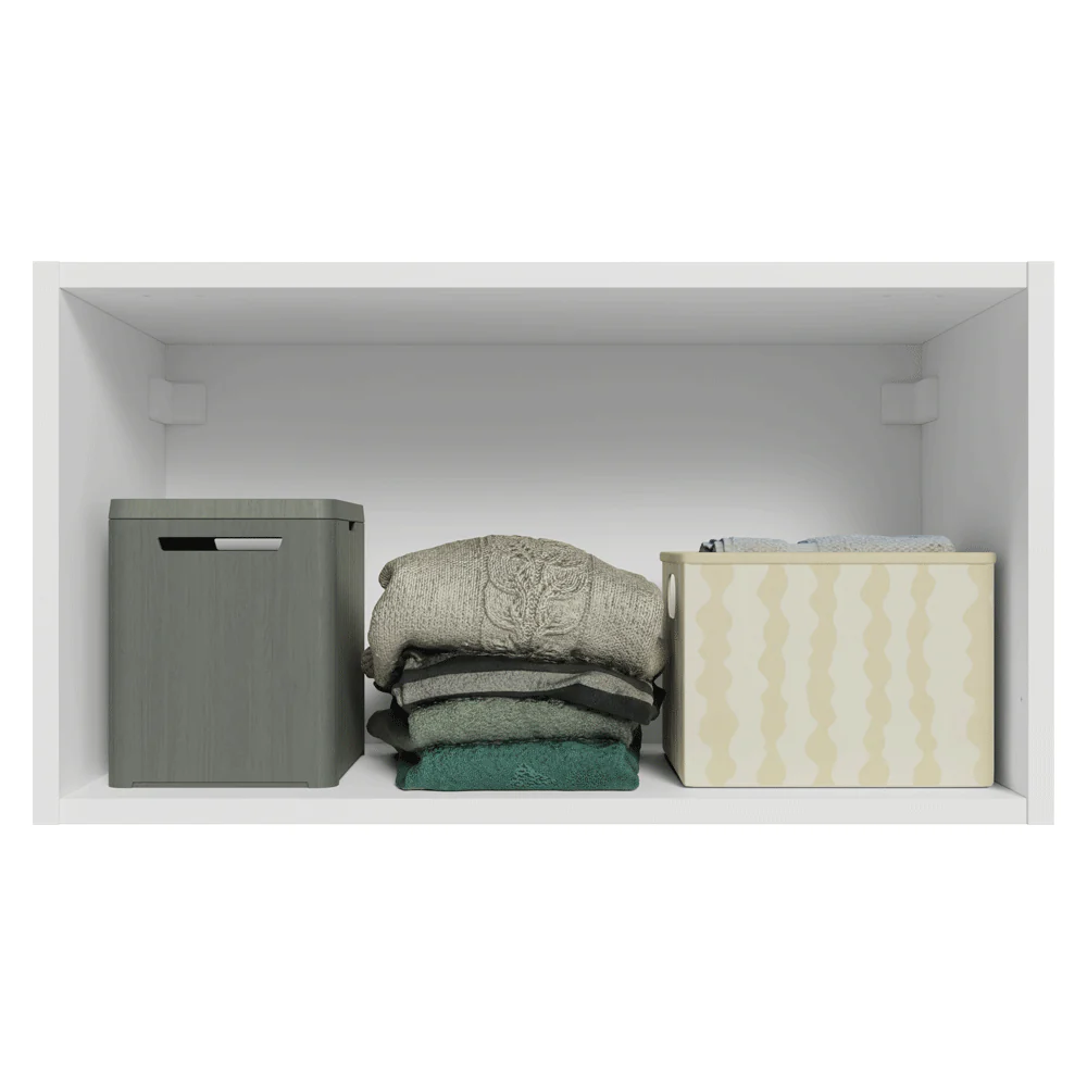 Armário Aéreo para Quarto 60 cm 1 Porta Basculante Branco Neo Madesa - Image 4