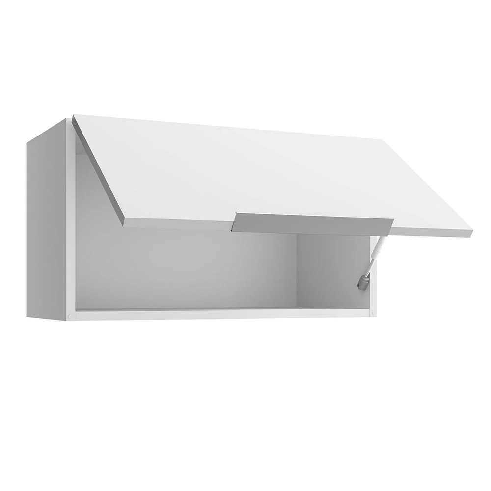 Armário Aéreo para Quarto 60 cm 1 Porta Basculante Branco Neo Madesa - Image 6