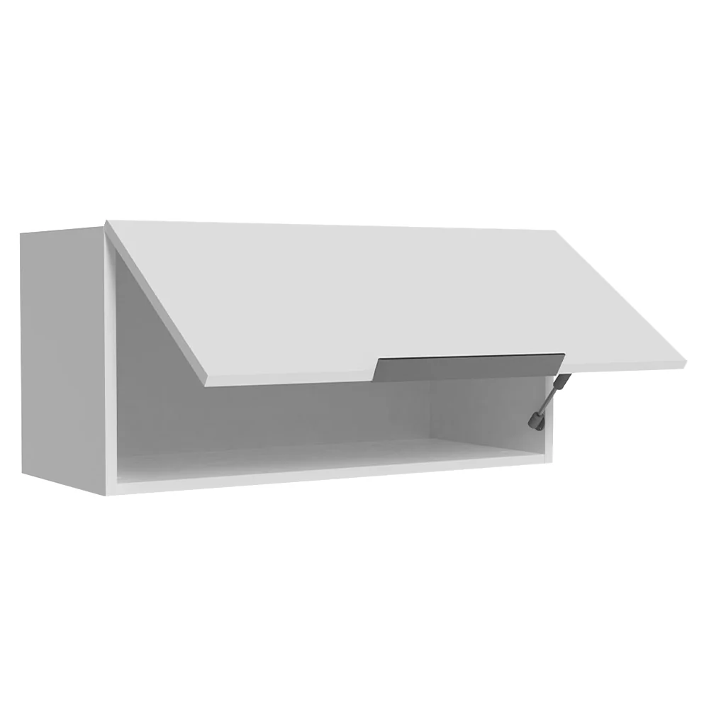 Armário Aéreo para Quarto 70 cm 1 Porta Basculante Branco Neo Madesa - Image 6