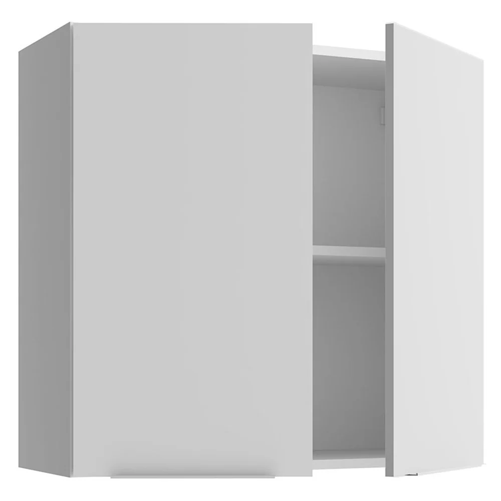 Armário Aéreo para Quarto 70 cm 2 Portas Branco Neo Madesa - Image 6