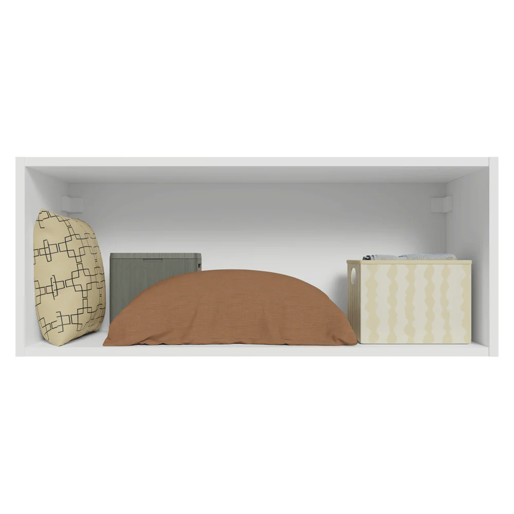 Armário Aéreo para Quarto 80 cm 1 Porta Basculante Branco Neo Madesa - Image 4