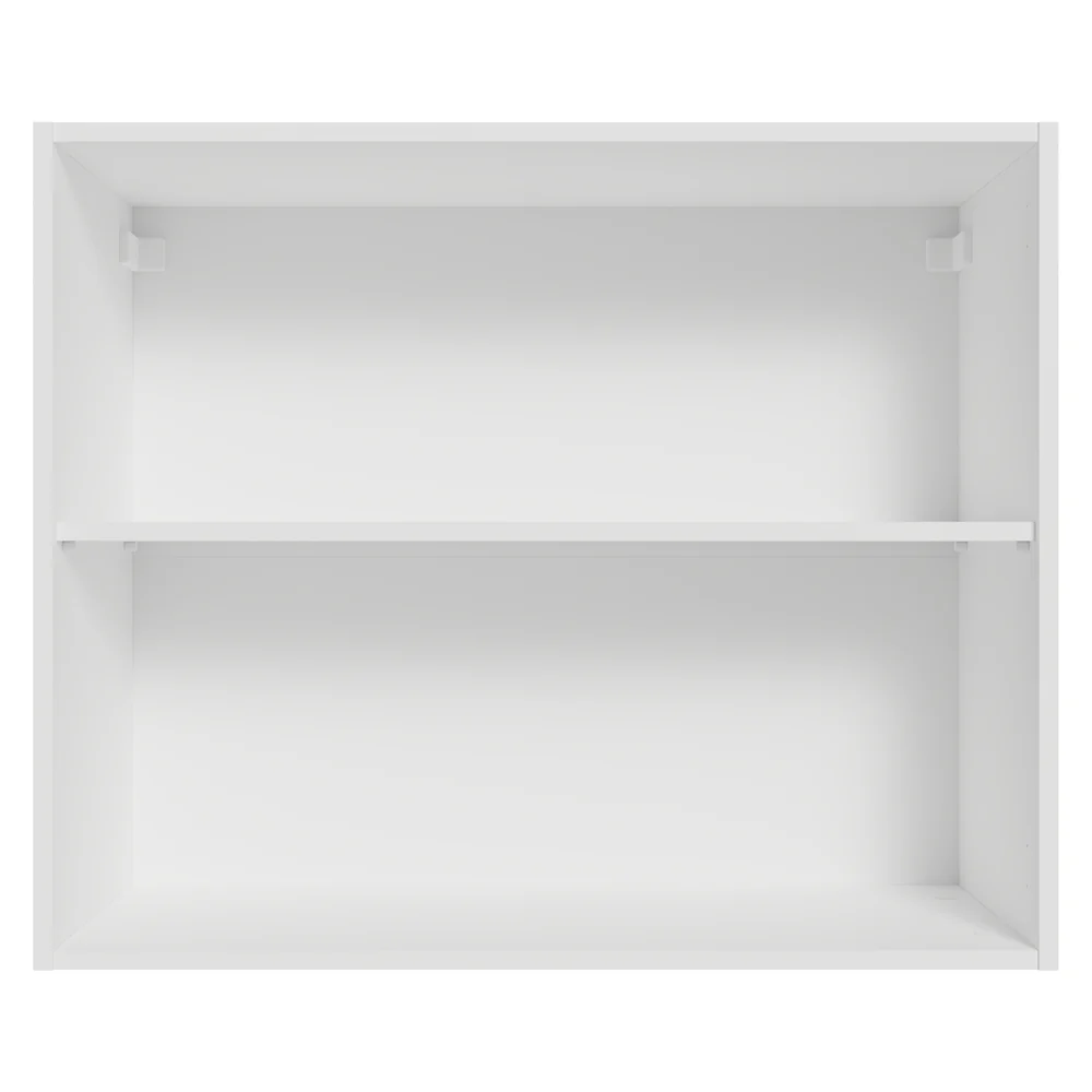 Armário Aéreo para Quarto 80 cm 2 Portas Branco Neo Madesa - Image 7