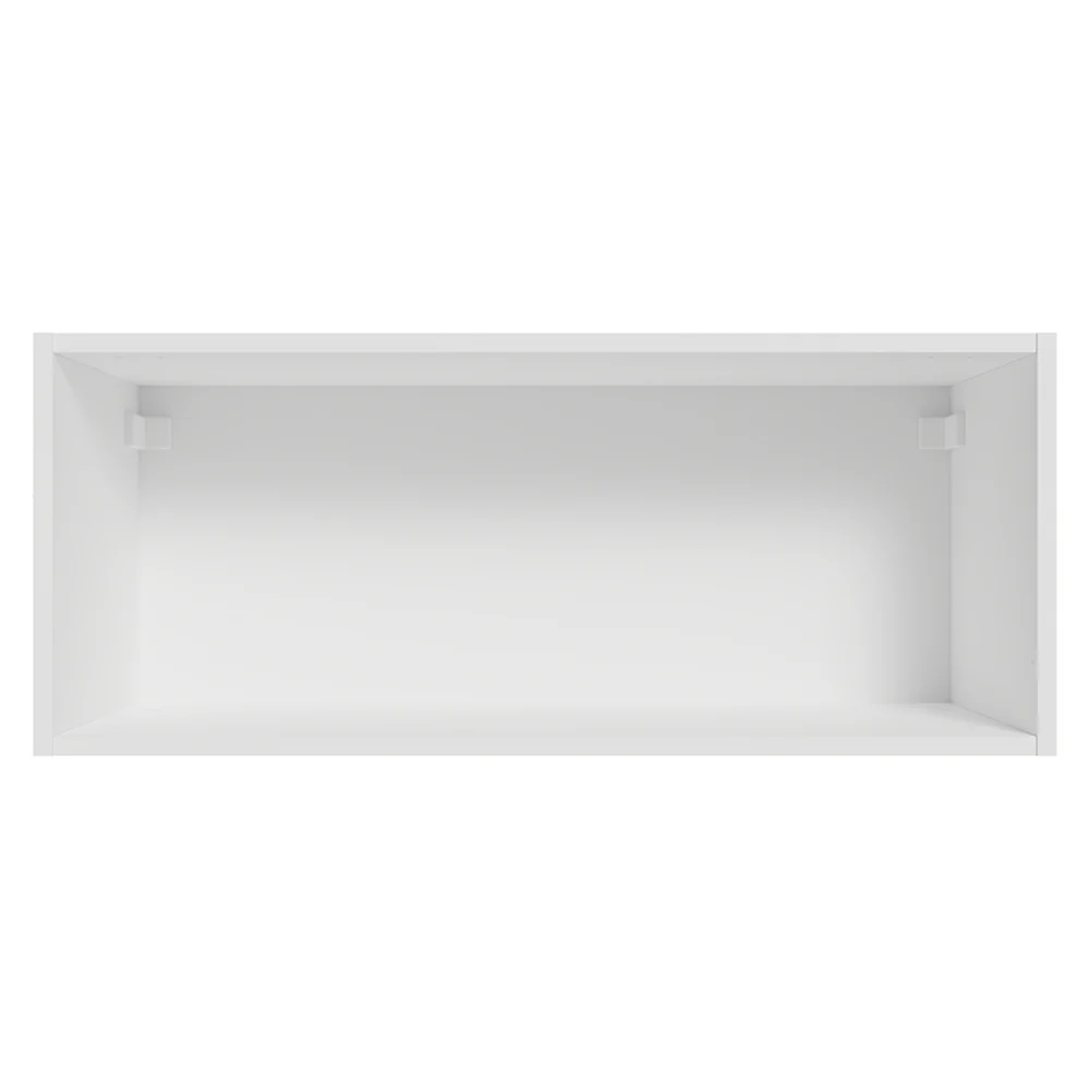 Armário Aéreo para Quarto 80 cm Nicho Aberto Branco Neo Madesa - Image 5