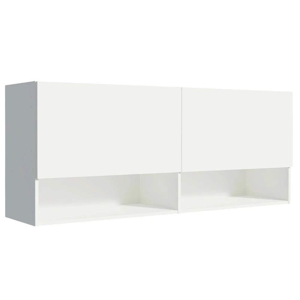 Armário Aéreo para Quarto com Nicho e Prateleira 120cm Branco Madesa - Image 6
