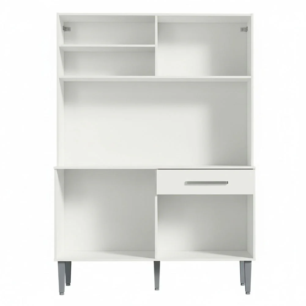 Armário de Cozinha Compacta 120cm Branco Life Madesa - Image 8