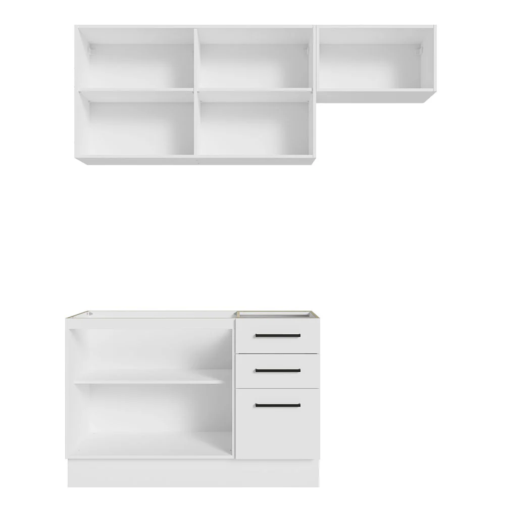 Armário de  Cozinha Compacta 180cm Branco Agata Madesa 09 - Image 11