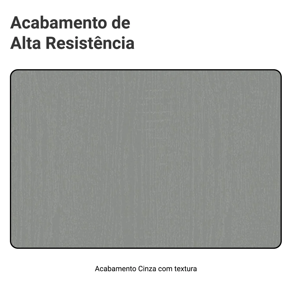 Armário de Cozinha Completa 240 cm Cinza Nice Madesa 08 - Image 9