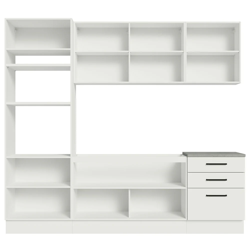 Armário de Cozinha Completa 250cm Branco Agata Madesa 01 - Image 11