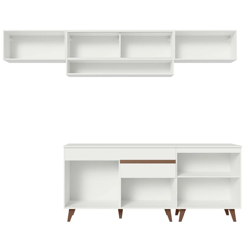 Armário de Cozinha Completa 260cm Branco Reims Madesa 11 - Image 11