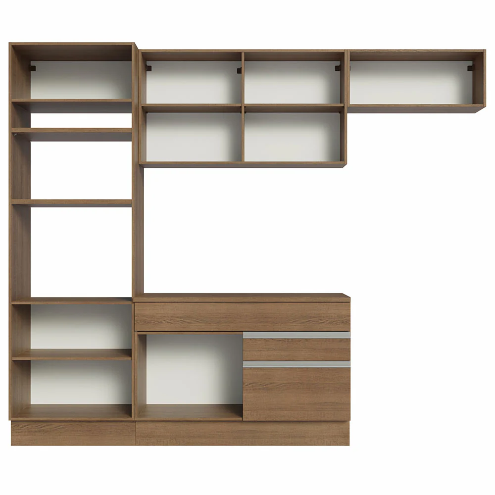 Armário de Cozinha Completa 270cm Rustic Glamy Madesa 14 - Image 11