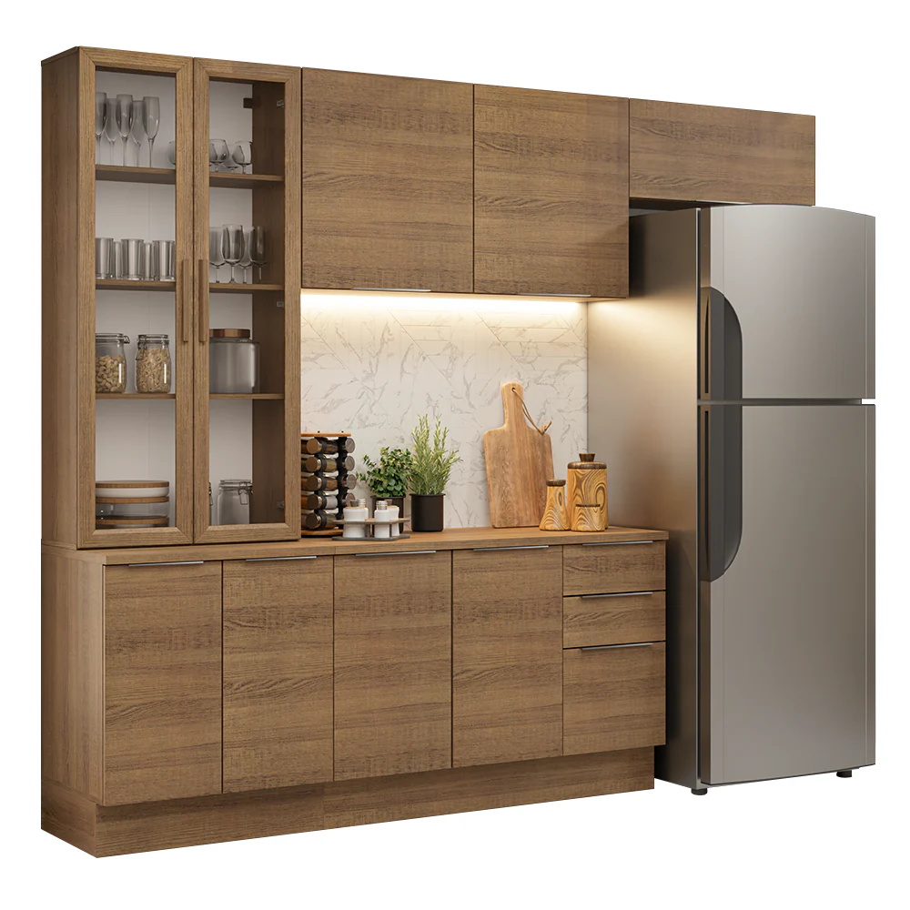 Armário de Cozinha Completa 270cm Rustic Stella Madesa 11 - Image 2