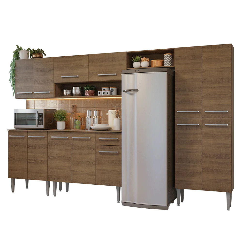 Armário de Cozinha Completa 293cm Rustic Emilly Madesa 011 - Image 2