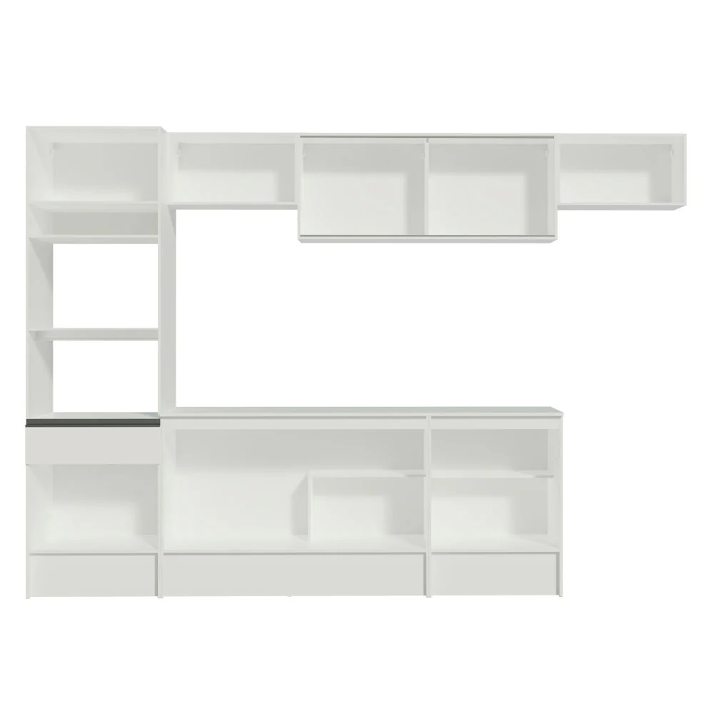 Armário de Cozinha Completa 300cm Branco Diamante Madesa 02 - Image 10